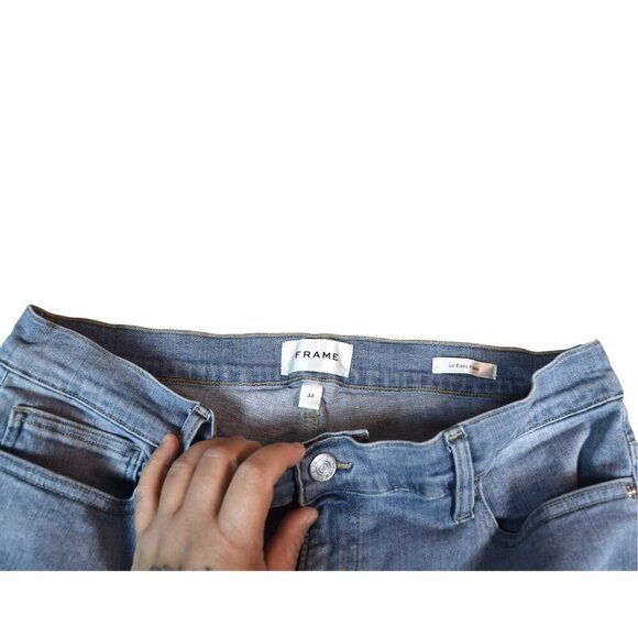 Frame Denim Light Blue Flare Jeans - Picture 6 of 9